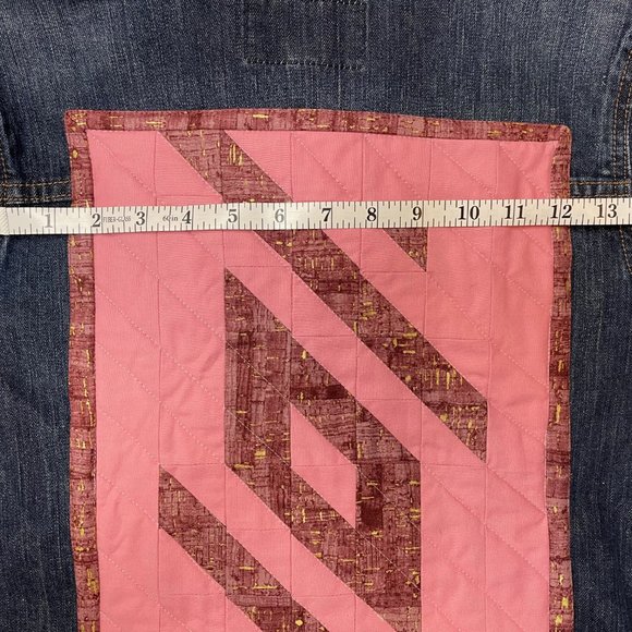 Denim Jacket with Original Patchwork Panel - Picture 8 of 13